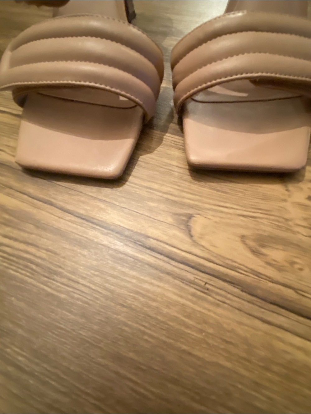 Abound Blush Quilted Double-Strap Slide Mules Size 8, EUC - Picture 4 of 7